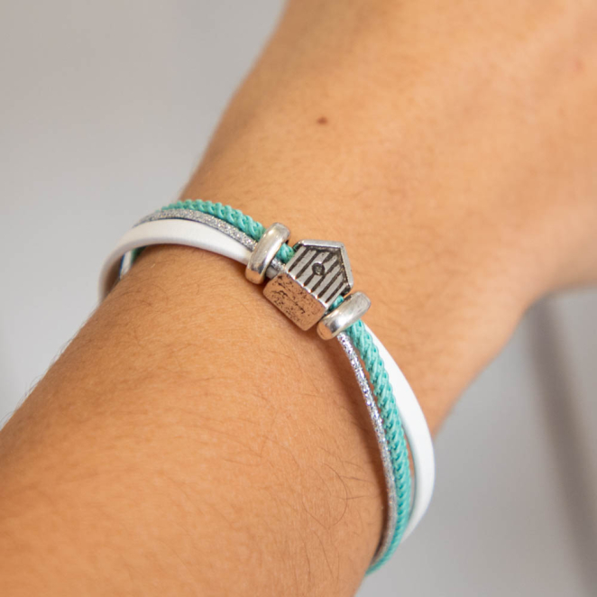 BRACELET Femme cordon PAILLOTE