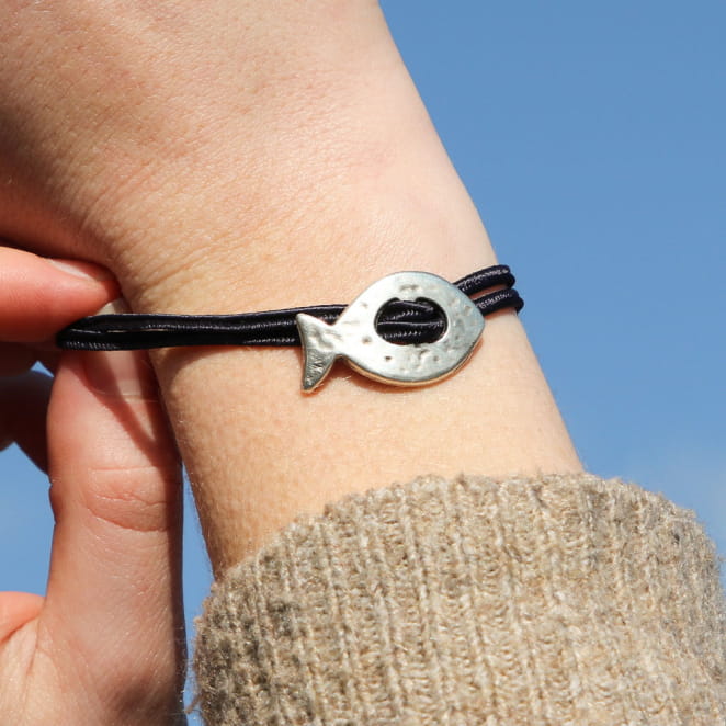 BRACELET Femme cordon  POISSON