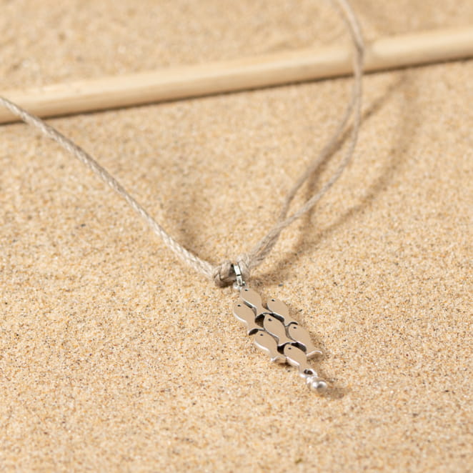 COLLIER FEMME PENDENTIFBANC