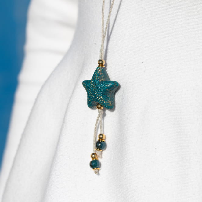 Sautoir fabriqué en France artisanal et marin