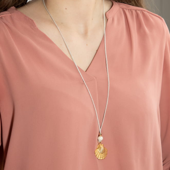 SAUTOIR FEMME PERLE ORMEAU