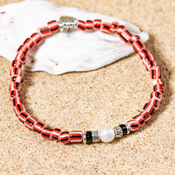 Bracelet pour homme fabriqué en france, bracelet artisanal, bijou fantaisie artisanal