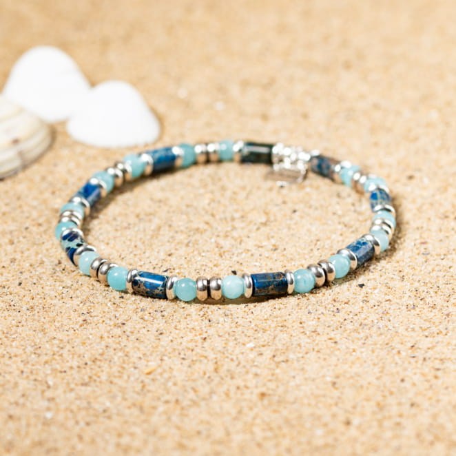 Bracelet en perles pour homme