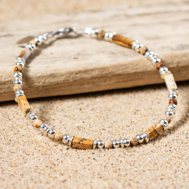 Bracelet pour homme fabriqué en france, bracelet artisanal, bijou fantaisie artisanal