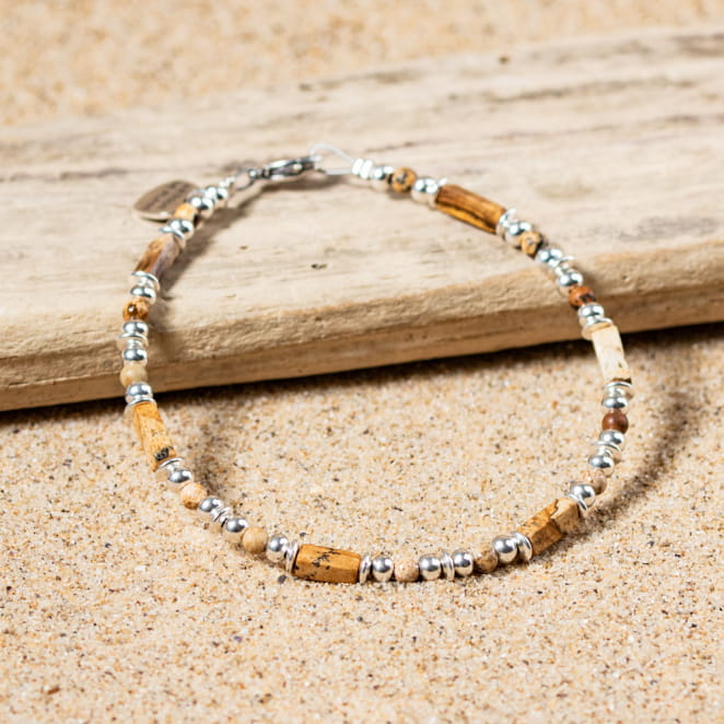 Bracelet pour homme fabriqué en france, bracelet artisanal, bijou fantaisie artisanal