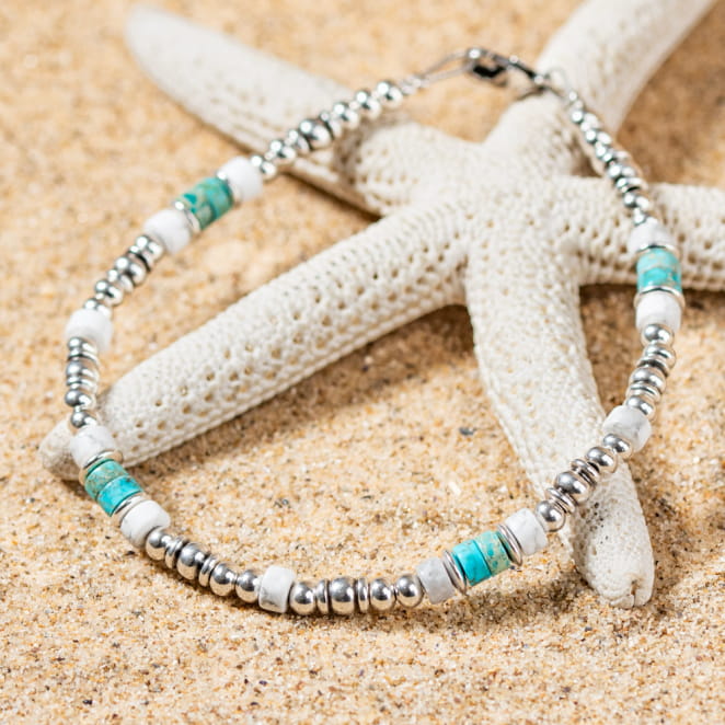 Bracelet pour homme fabriqué en france, bracelet artisanal, bijou fantaisie artisanal