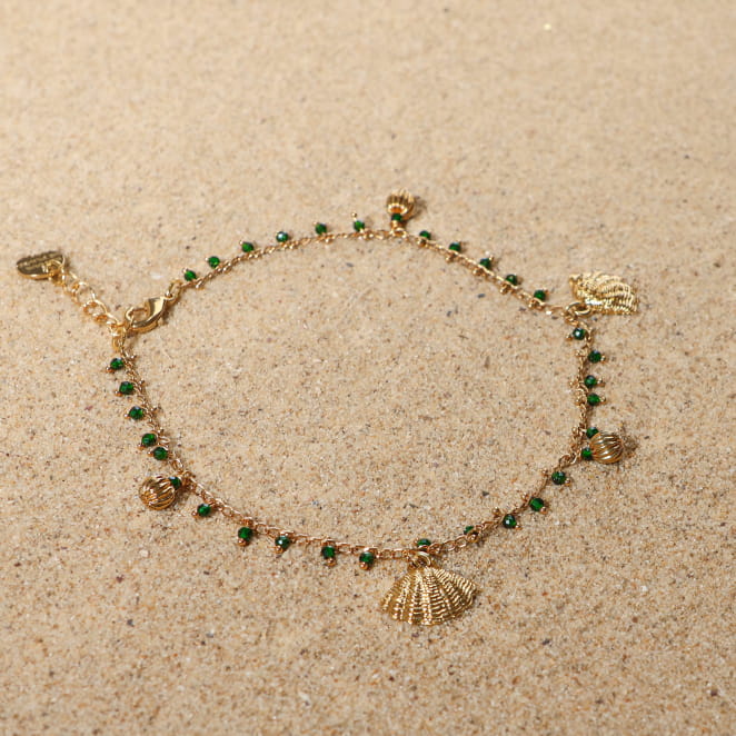 Bijou Culcita argenté et perles grises, création française sobre et raffinée.