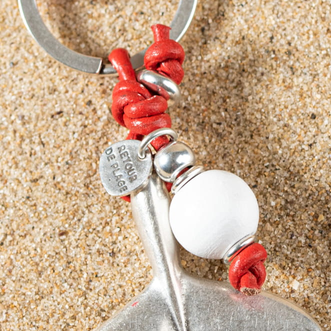 Porte-clefs made in France fabriqué sur l'ïle d'oléron avec des matériaux de qualité