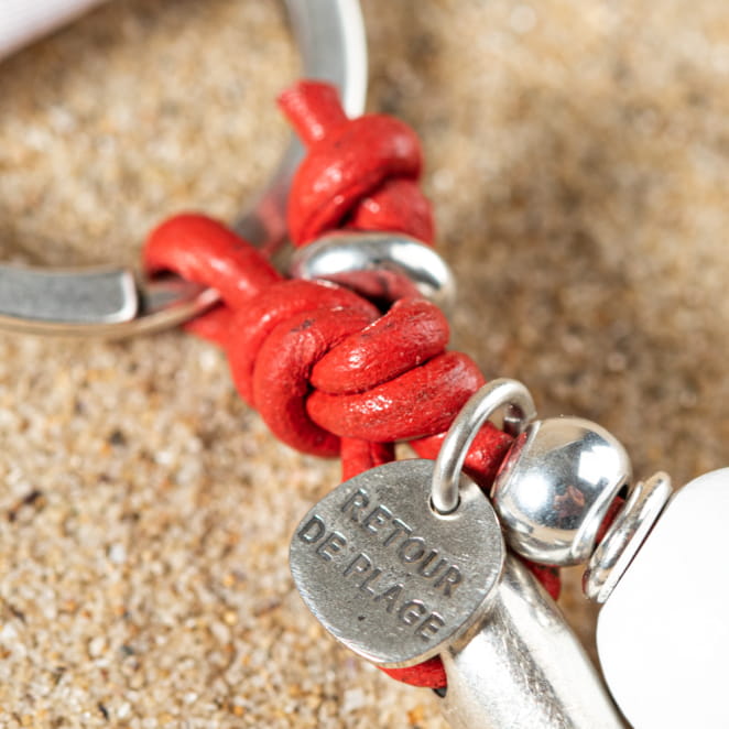 Porte-clefs made in France fabriqué sur l'ïle d'oléron avec des matériaux de qualité