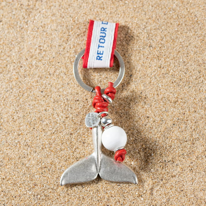 Porte-clefs made in France fabriqué sur l'ïle d'oléron avec des matériaux de qualité