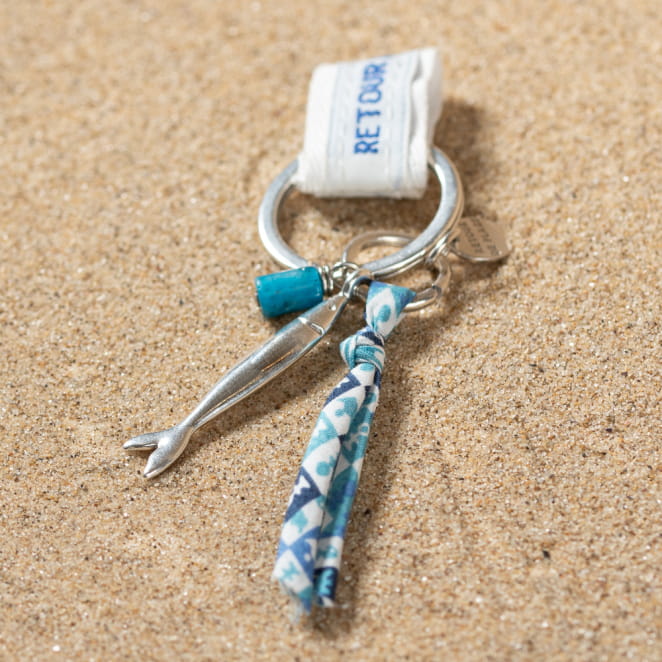 Porte-clefs artisanal, porte-clés fait main, porte-clés fabriqué en France