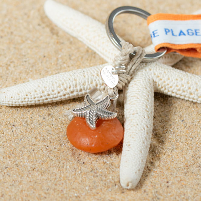 Porte-clefs artisanal, porte-clés fait main, porte-clés fabriqué en France