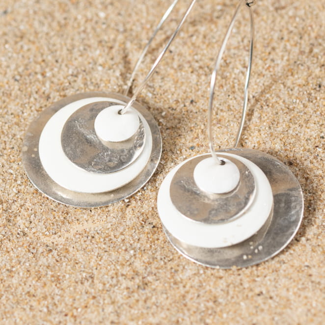 BOUCLES D'OREILLES créoles LUNETTE