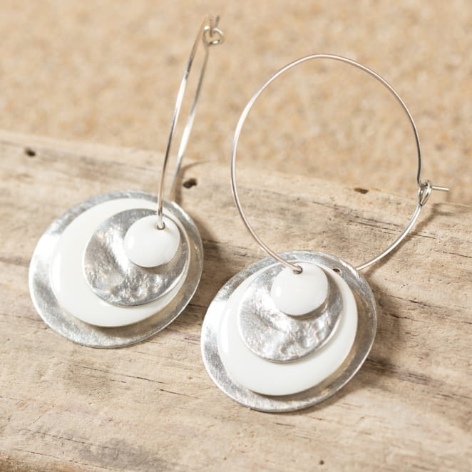 BOUCLES D'OREILLES créoles LUNETTE