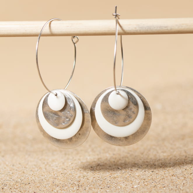 BOUCLES D'OREILLES créoles LUNETTE