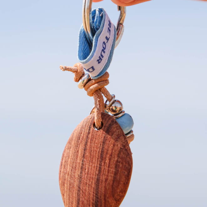 PORTE CLES BOIS DODU