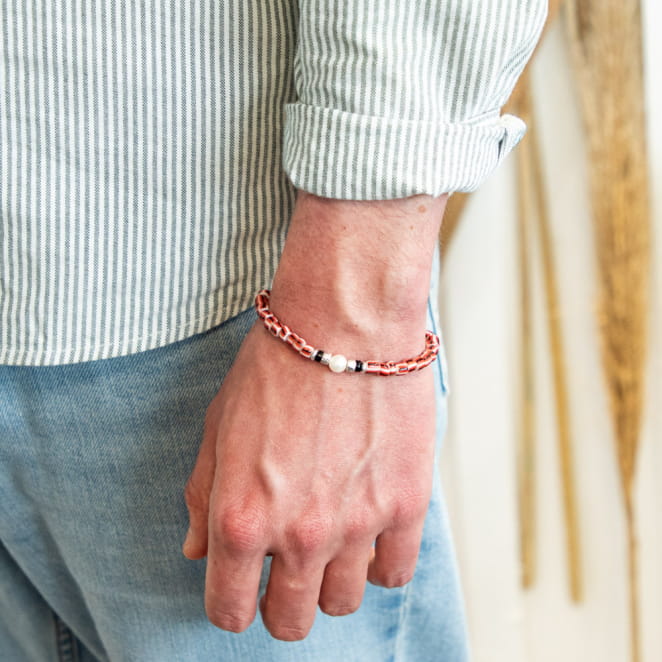 Bracelet pour homme fabriqué en France sur l'Île d'Oléron