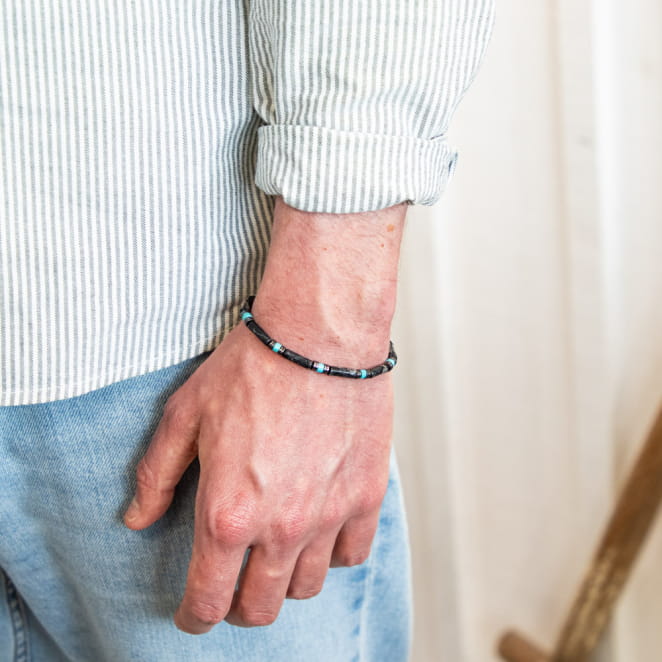 Bracelet pour homme fabriqué en France sur l'Île d'Oléron