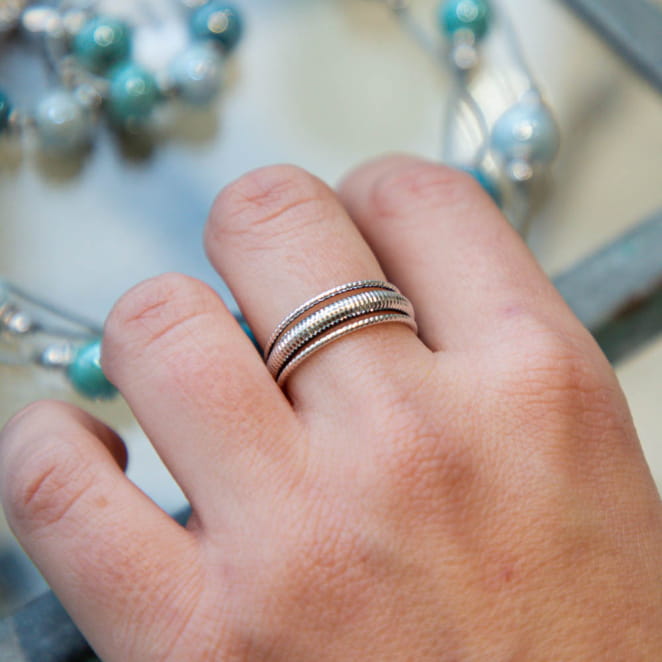 BAGUE RÉGLABLE FEMME DINER