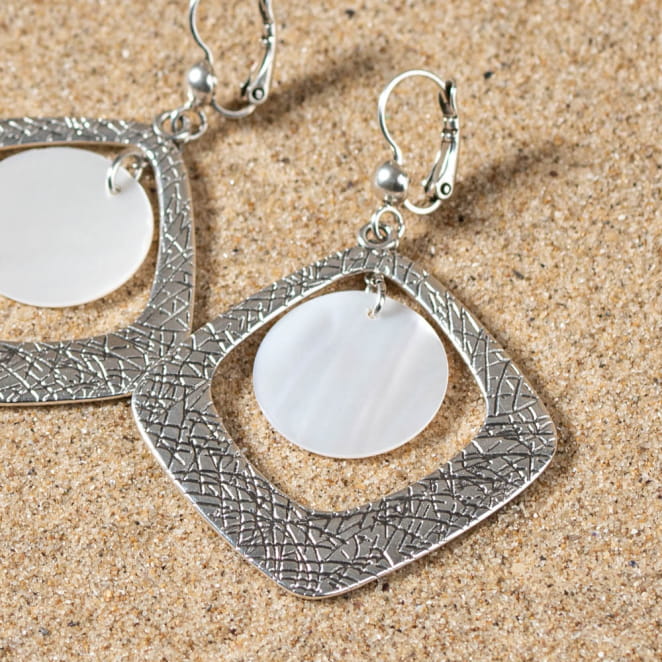 BOUCLES D'OREILLES FEMME FROISSE