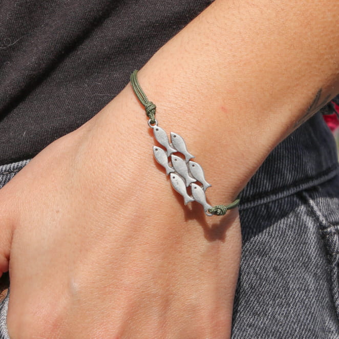 BRACELET Femme cordon  BANC