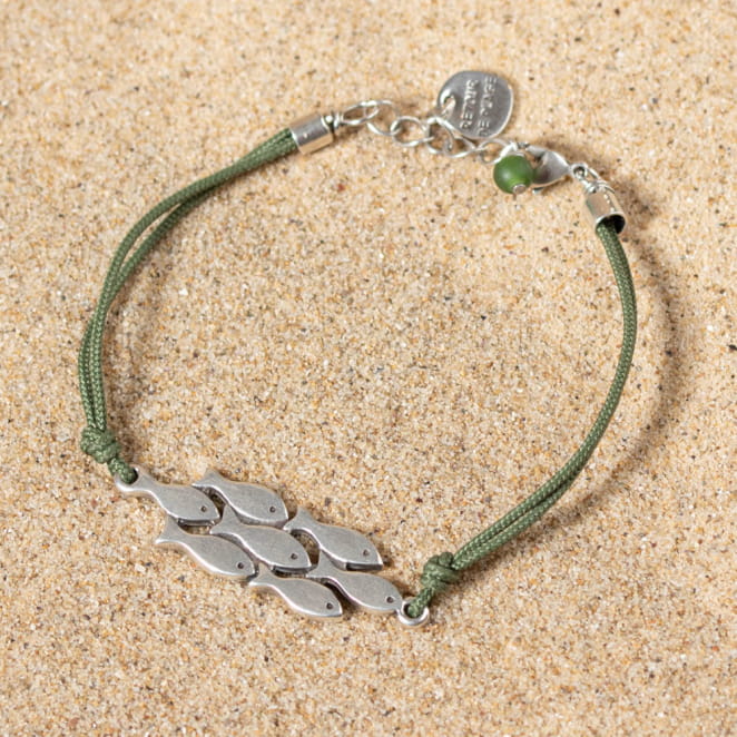 BRACELET Femme cordon  BANC