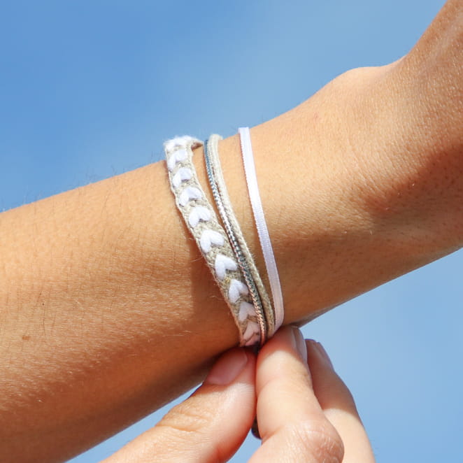 BRACELET TISSU FEMME FRISE