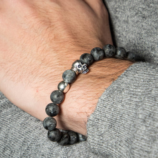 BRACELET HOMME PERLE PEUR