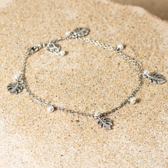 BRACELET DE CHEVILLE FEMMEMONSTERA