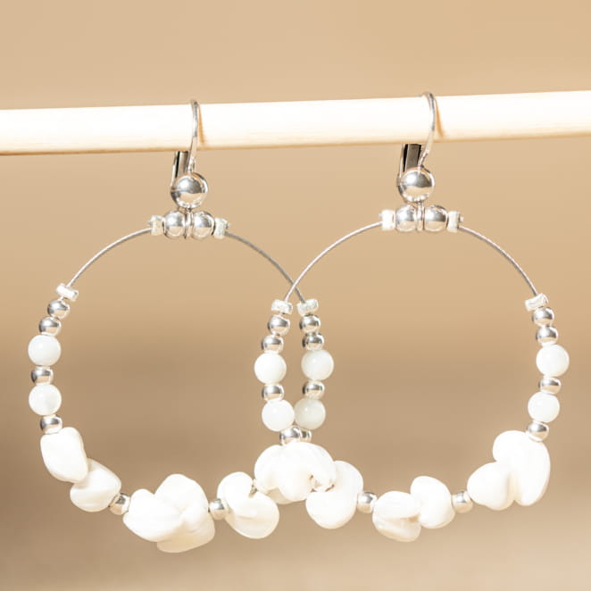 BOUCLES D'OREILLES créoles ARMANCE