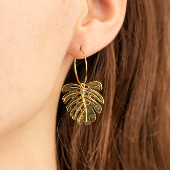 BOUCLES D'OREILLES  créoles MANAUS