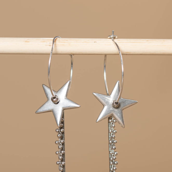 BOUCLES D'OREILLES créoles METEORE