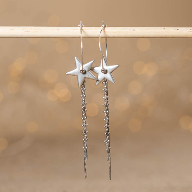 BOUCLES D'OREILLES créoles METEORE