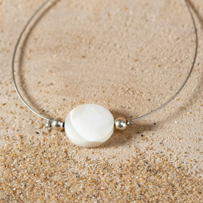 BRACELET FEMME COQUILLAGE ECUME