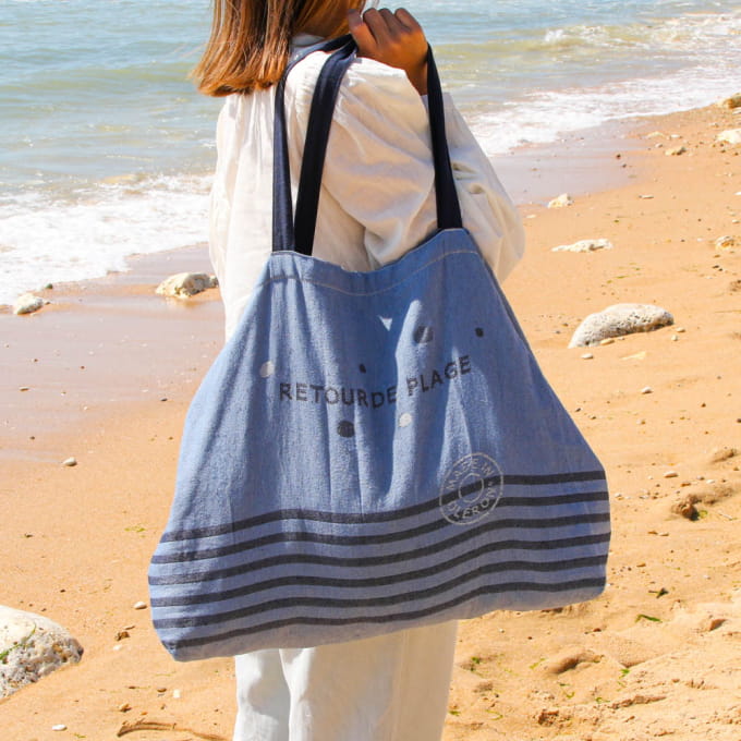 Sac de Plage en Maille, Pliable Sandbeach Kid Toy Storage Mesh Bag