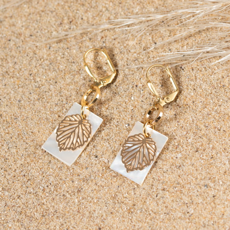 Boucles D'oreilles Artisanales - Création Unique Sans Marque