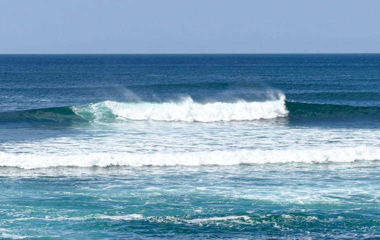 Nuances de bleu océan