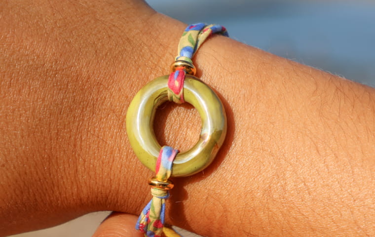 Bracelet en tissu, découvrez nos créations artisanales 🌸