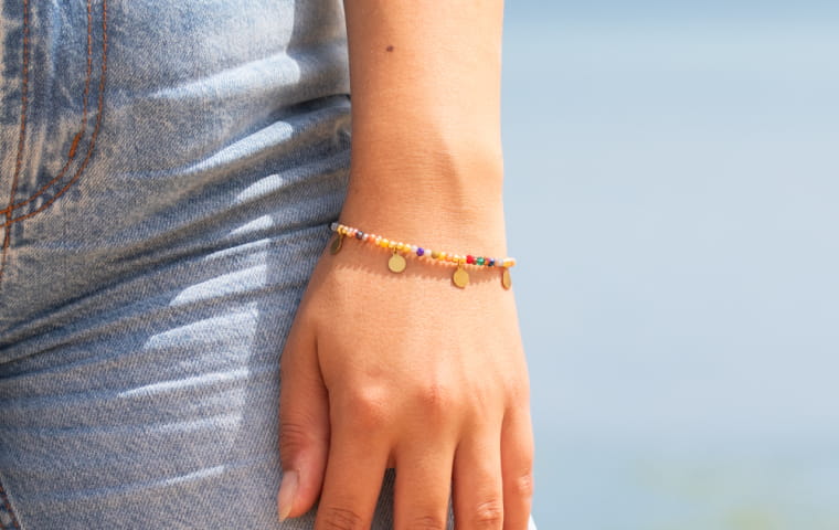 Bracelet doré pour une parfaite idée cadeau !