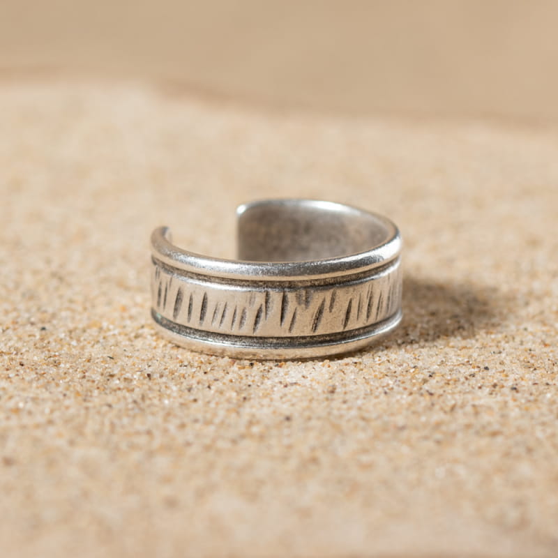 Bague pour homme argenté Billy Retour de plage