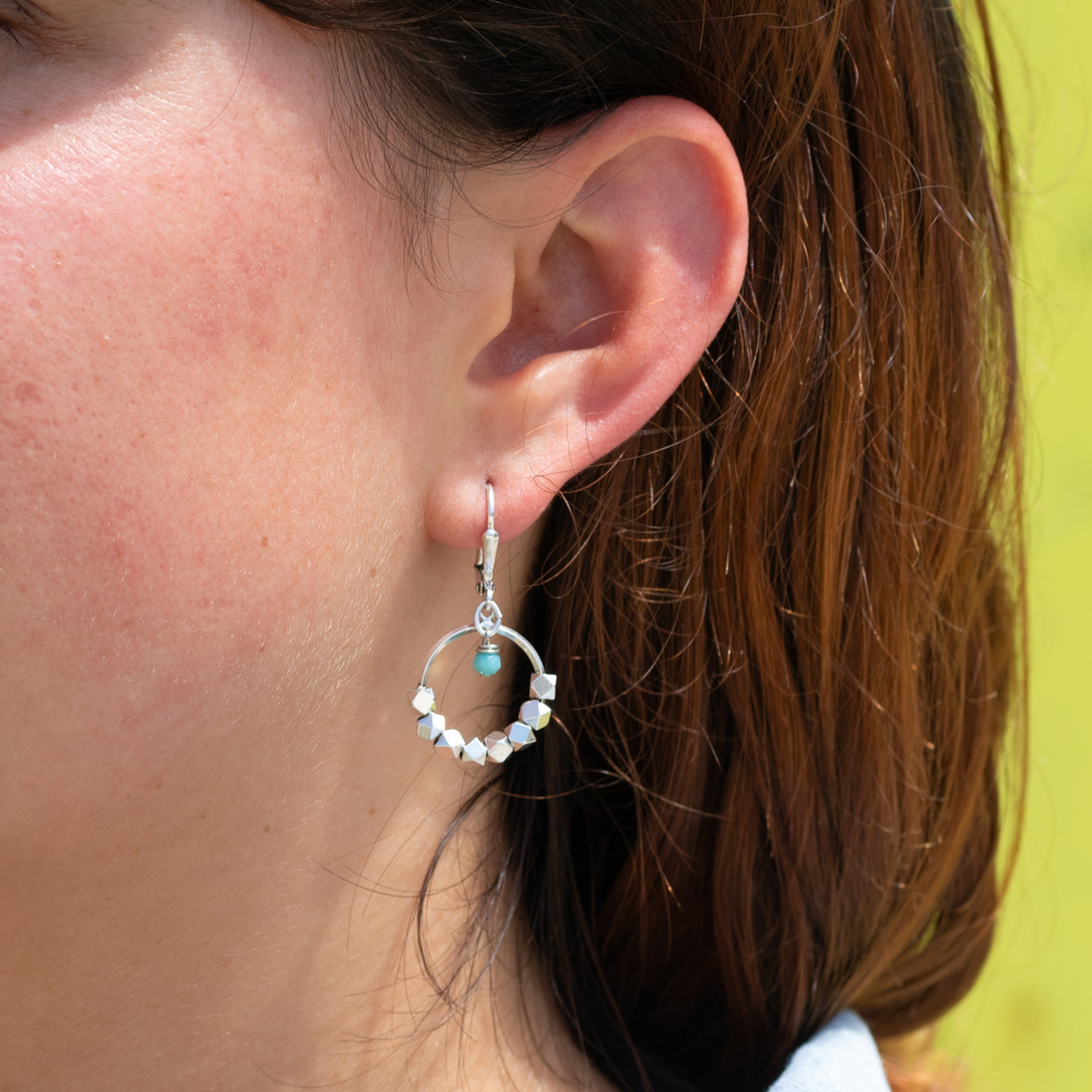Vente de Boucles d'oreilles ethniques en Corail | SL Bijoux